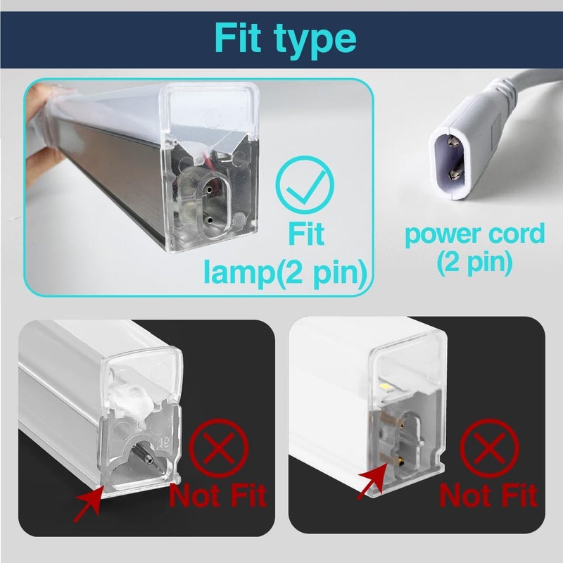 cezelux 5 Pack Hexagon Garage Light Connectors 180° I-Connector 2 Pin 2 Way LED Garage Light Copper Pin DIY Hexagon Accessories Replacement/Spare for Honeycomb Lighting Systems (5 Pack I Connector) - Image 3